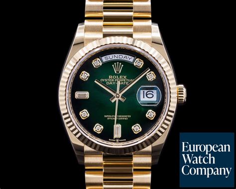 green ombre dial rolex